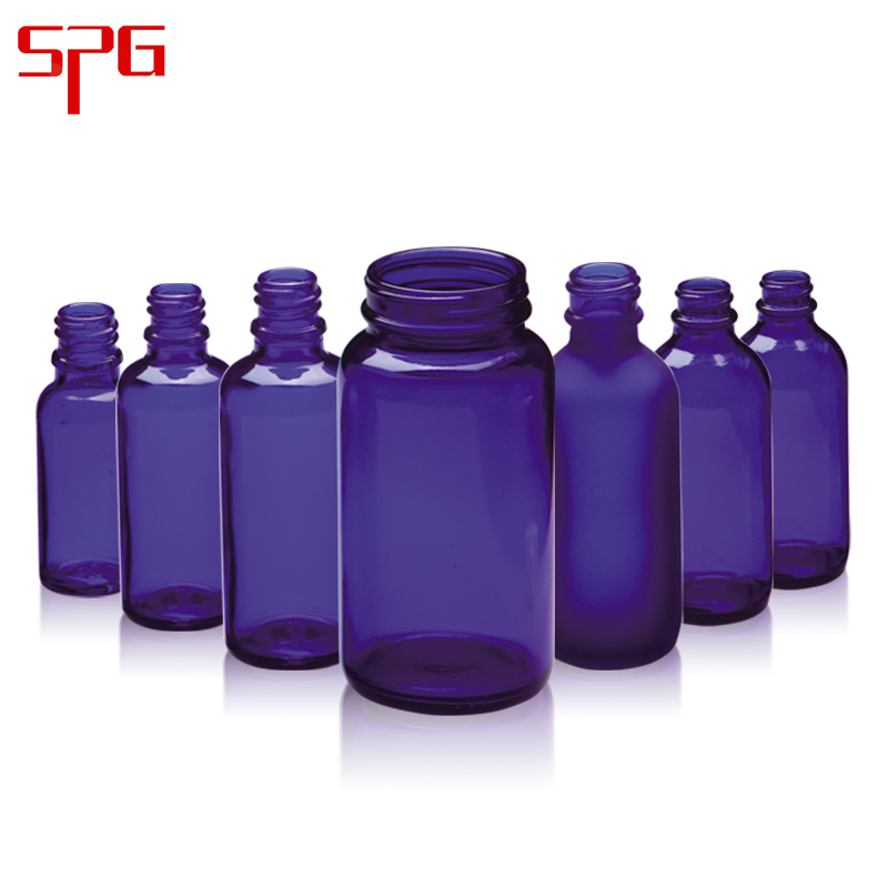 Cobalt Blue Glass Bottle