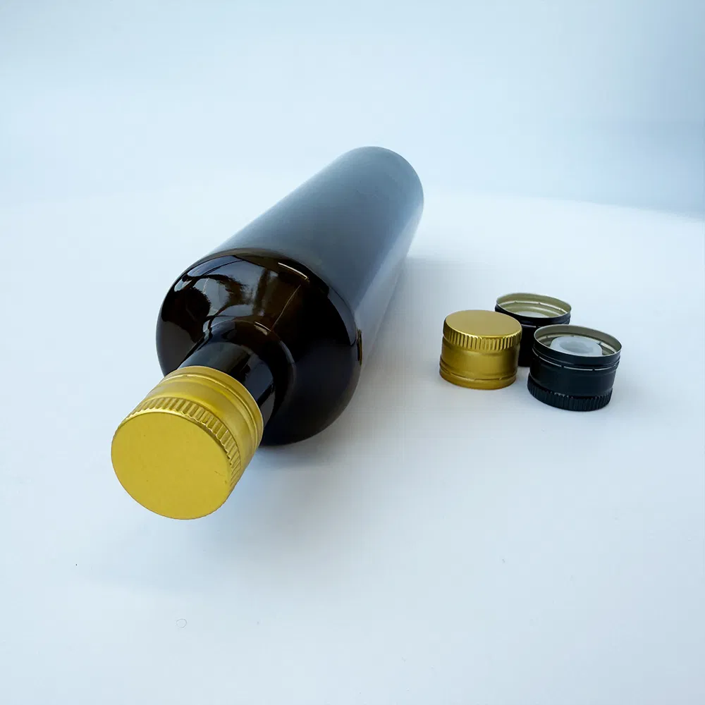 750ml Antique Green Color Glass Bottle Dorica Olive Oil Glass Bottle with Screw Cap
