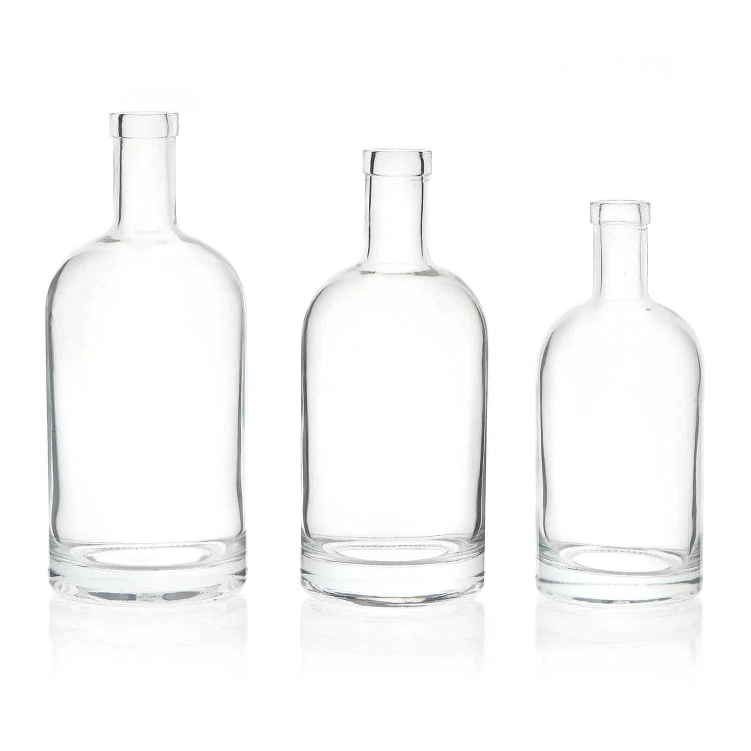 Reusable 375ml 500ml 750ml 1000ml Vodka Tequila Spirits Glass Liquor Bottle