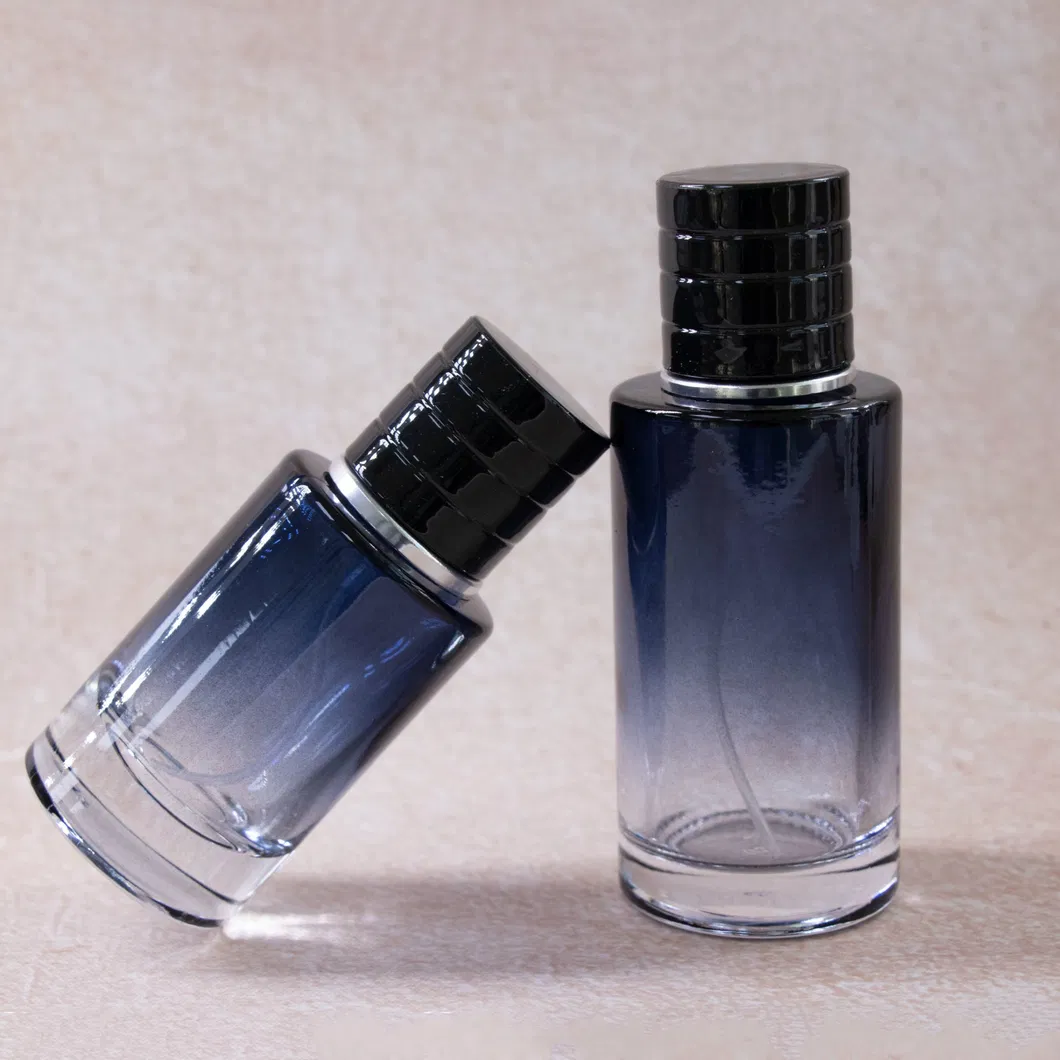 Blue Glass Perfume Bottle 5