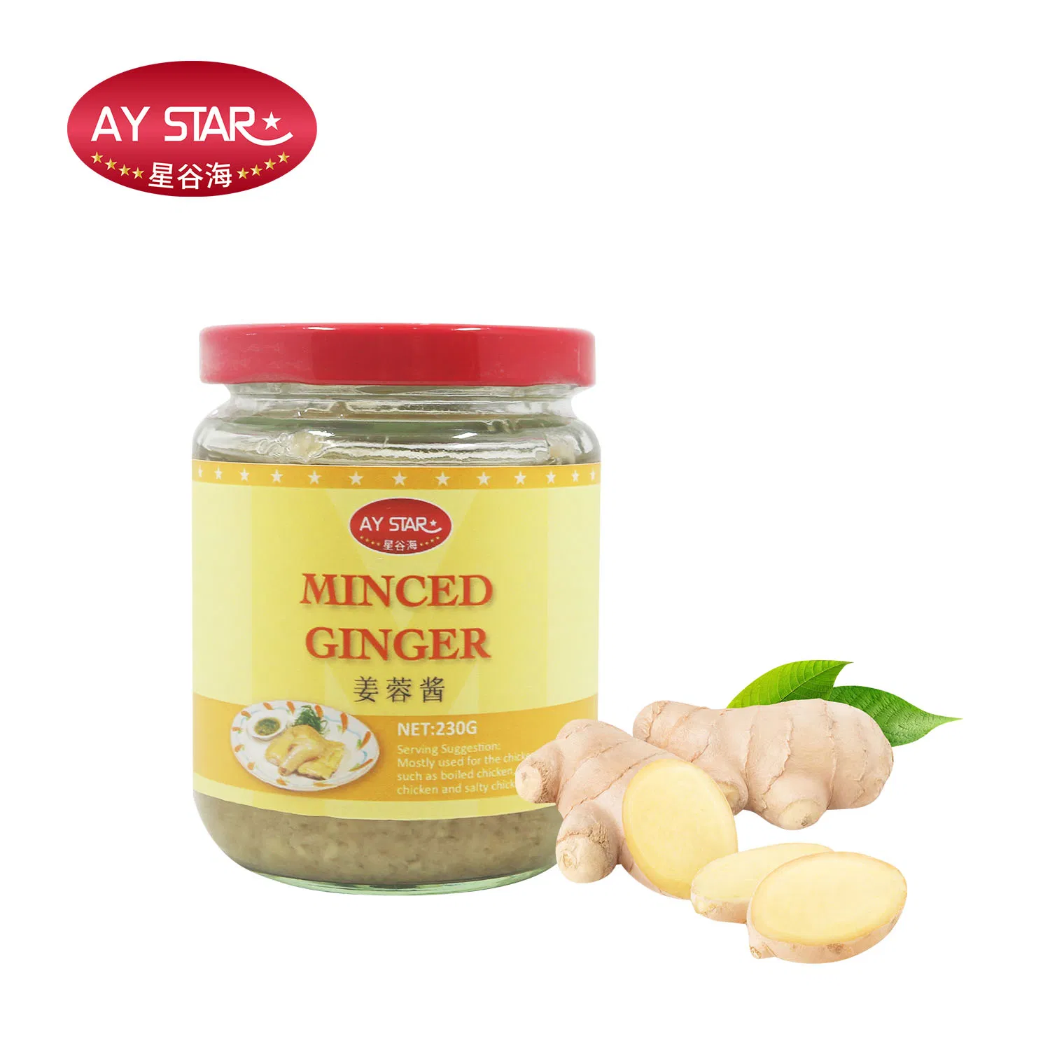 230g Asian Easy Cooking Sauce Glass Jar Chopped Garlic Spare Rib Chili Sauces