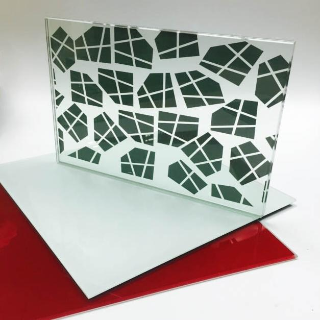 Wholesale Eco Friendly Silk Screen Printed Glass Panel Vibrant Colors Free Sample