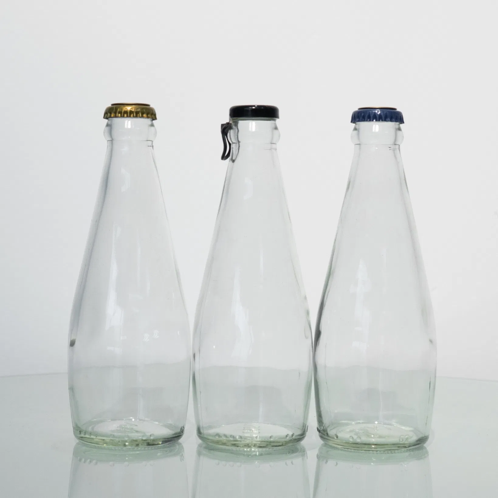 Empty Clear 300ml Transparent Kombucha Beer Soda Beverage Juice Glass Bottle