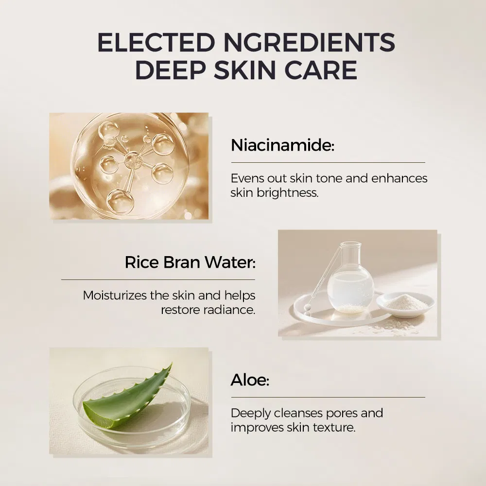 Ampoule Serum Brightens and Evens Skin Tone Smooths Rough Texture Glass Serum