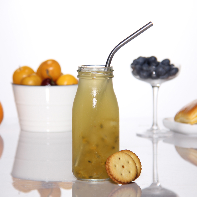 Top Quality 1000ml 500ml 250ml Empty Lead Free Coffee Milk Botella De Vidrio for Juice