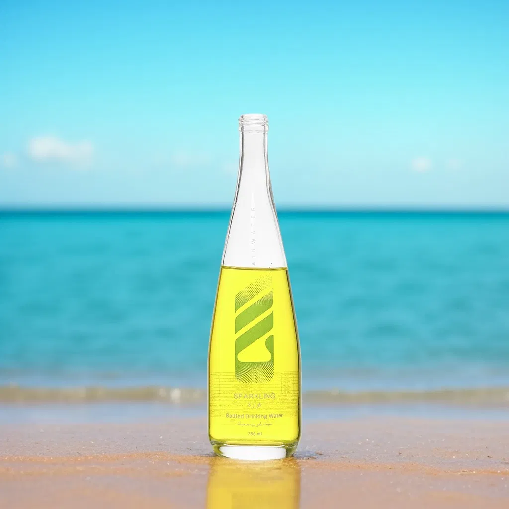 on Stock 330ml 500ml 750ml Custom Wholesale Mineral Juice Soda Sparkling Still Water Glass Water Bottle for Evian Perrier Vittel Figi Water