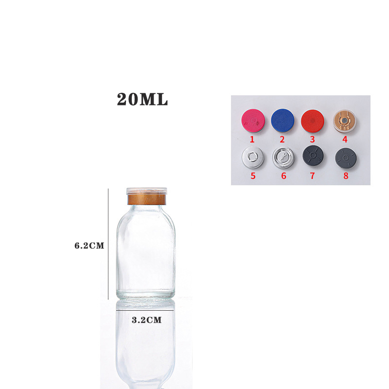 20ml Clear Moulded Glass Bottle for Animal Pet Veterinary Drug Medicine Injection