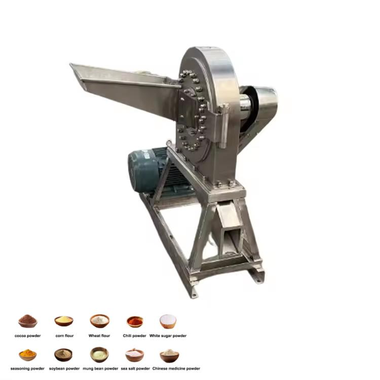 China Factory Price High Quality Stainless Steel Industrial Glass Fillet Crusher Spice