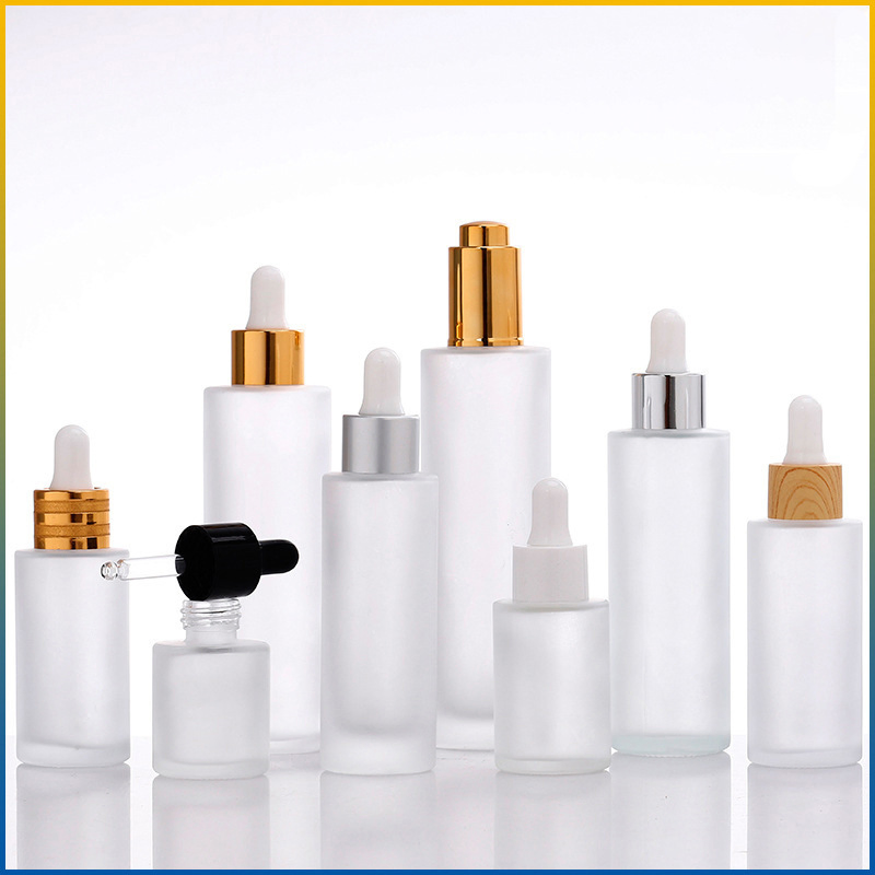 Glass Dropper Bottle Cosmetic Glass Bottle Essential Oil Bottle with Sprayer Dropper Bottle 5ml 10ml 15ml 20ml 30ml 50ml 100ml