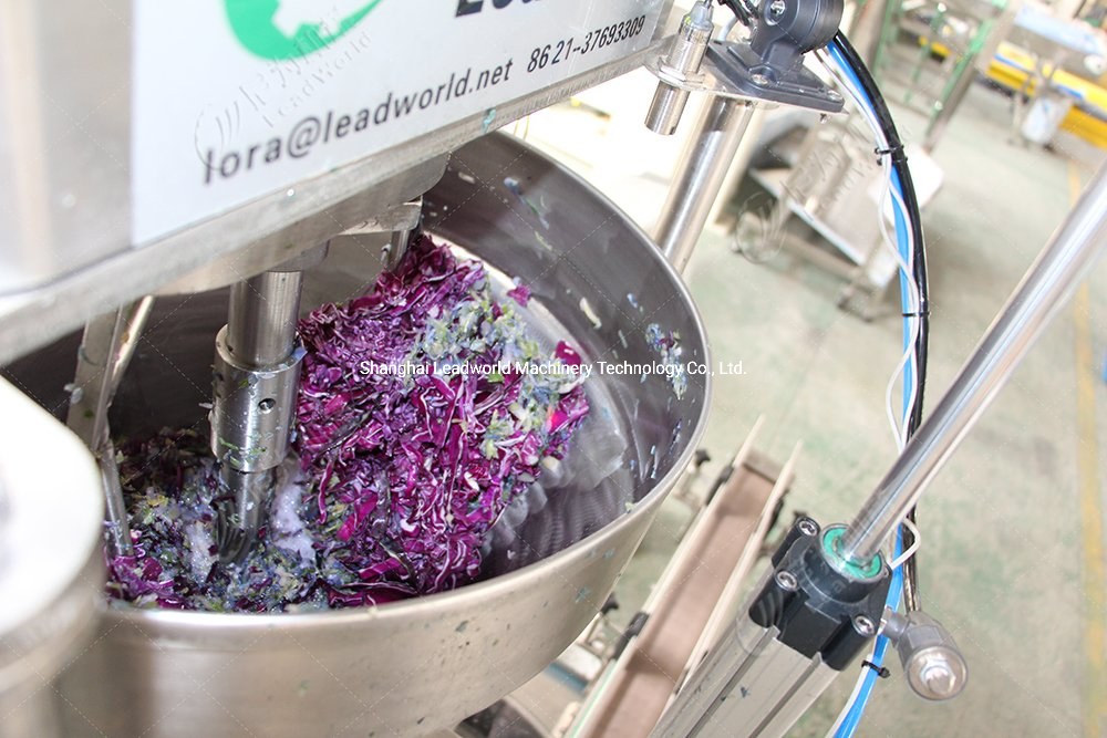 Automatic Kale Cabbage Radish Vegetable Pickle Filling Machine Line