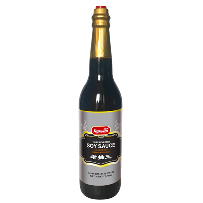 Dark Soy Sauce 500ml in Glass Bottle Naturally Brewed