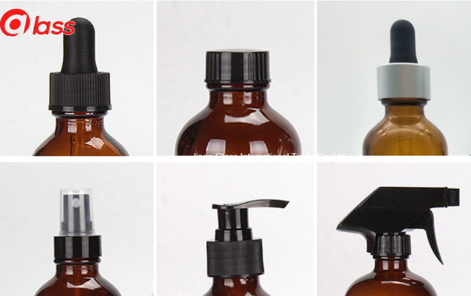 5ml 10ml 15ml 20ml 30ml 50ml100ml Clear Green Blue Amber Glass Bottle with Childproof Cap