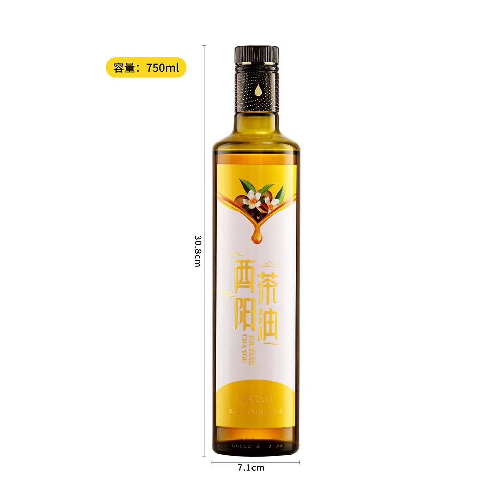 Amber Color Goods in Stock Cooking Oil Bottle 100ml 250ml 500ml 750ml Food-Grade Wholesale Glass Olive Oil Bottle