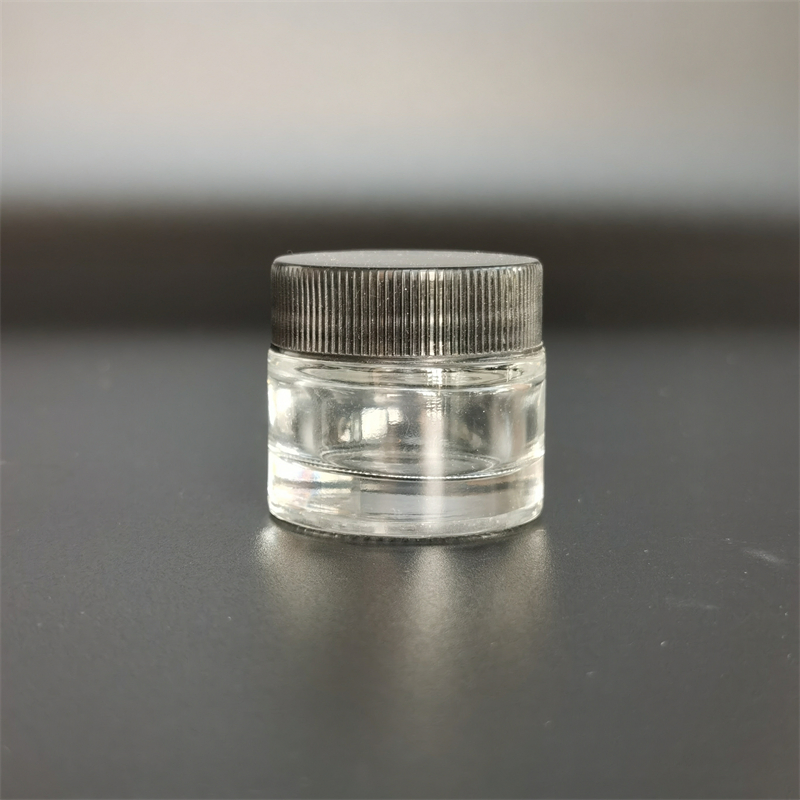 5ml 7ml 10ml Round Shape Reusable Mini Glass Jar Small Slick Container Glass Bottle