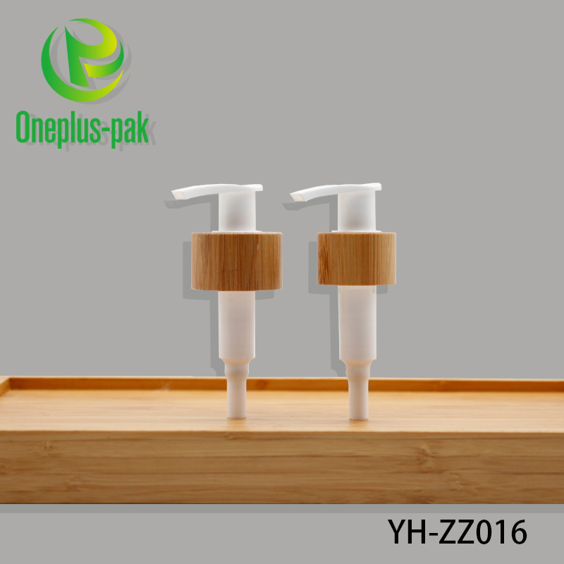 20mm 24mm 28mm Lotion Pump with Bamboo Closure