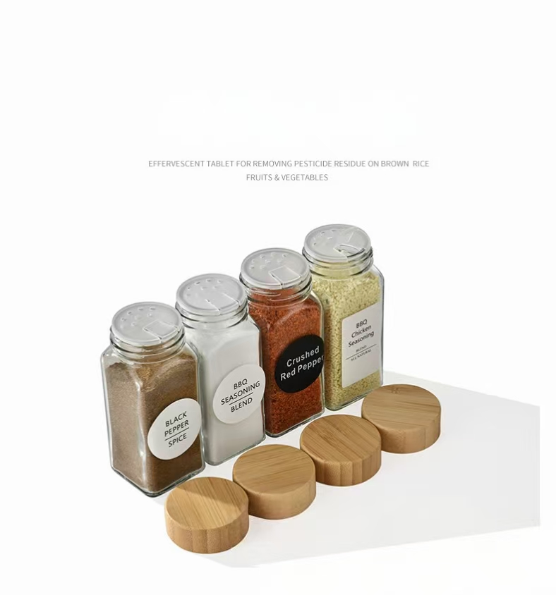 Stylish Glass Spice Jars Set with Custom Labels for Easy Organization