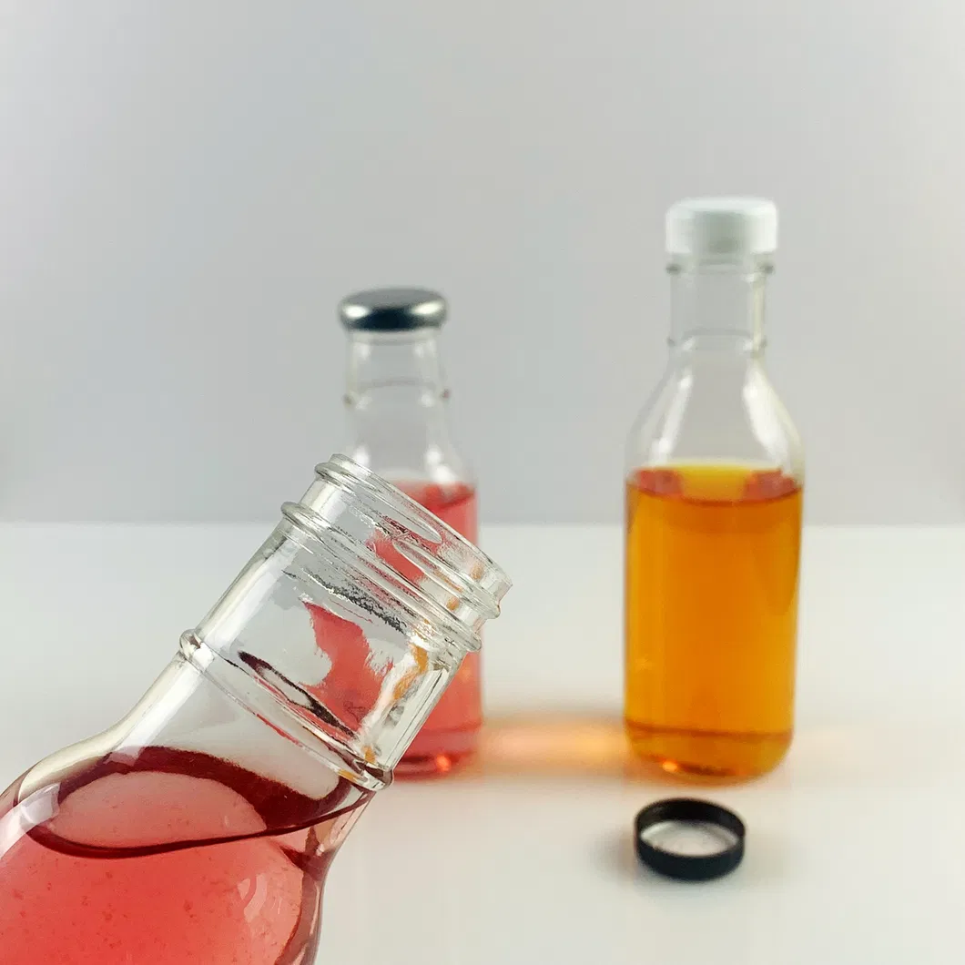 Glass Ketchup Bottle