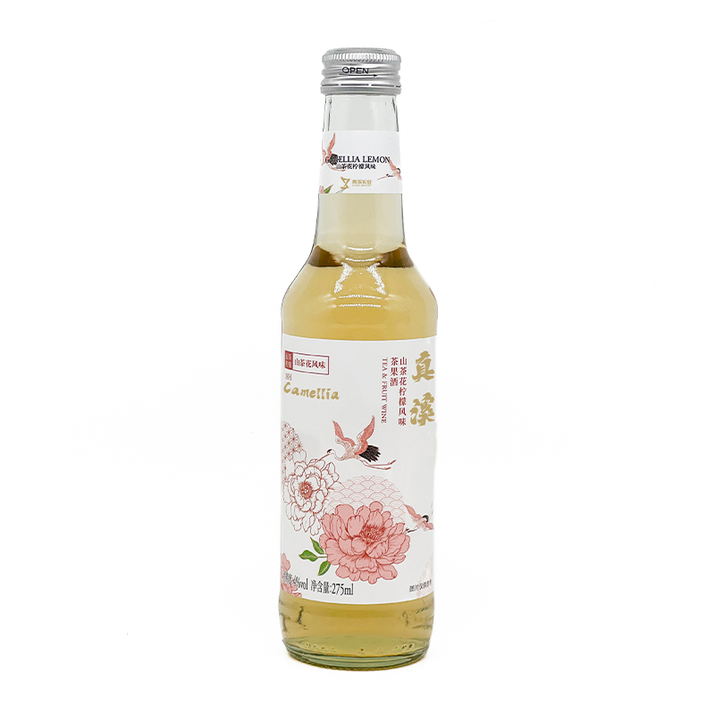 OEM Manufacturer Tea&Fruit Wine Longjing Mung Bean Flavor Beer in Glass Bottles