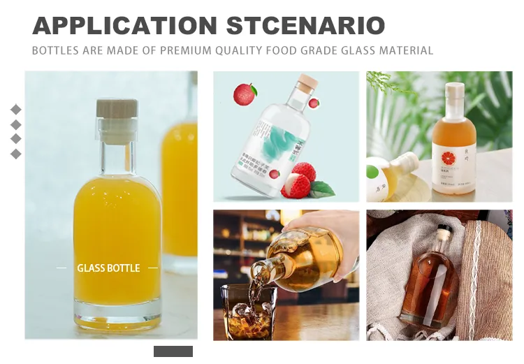 Glass Liquor Bottle View