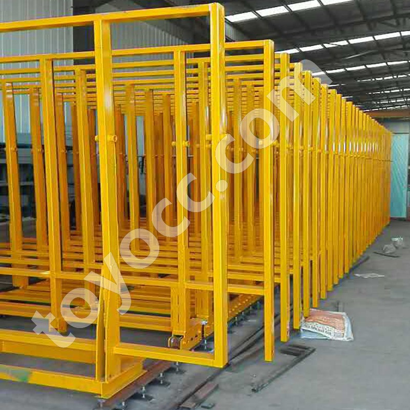 Customized Heavy Duty Glass Mobile Storage Racks /Glass Transport Storage with CE