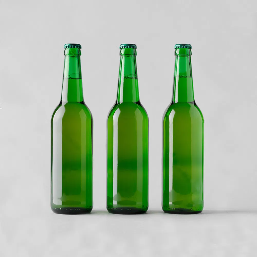 Green Beer Glass Bottle 5