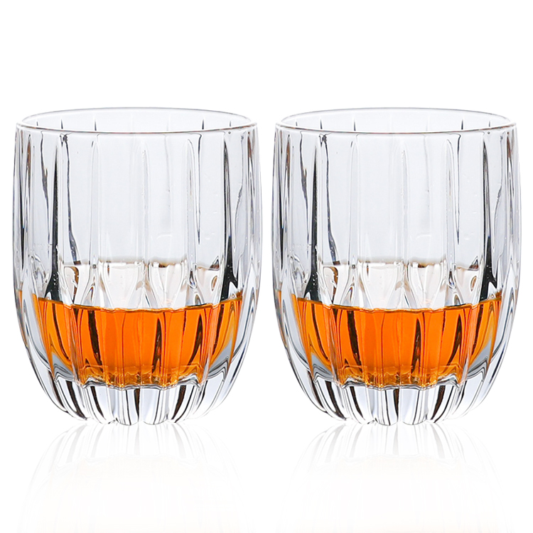 Free Sample Best Whiskey Glassware 300ml Lead-Free Cocktail Glass Cups Crystal Whiskey Glasses Engraved Whiskey Glass