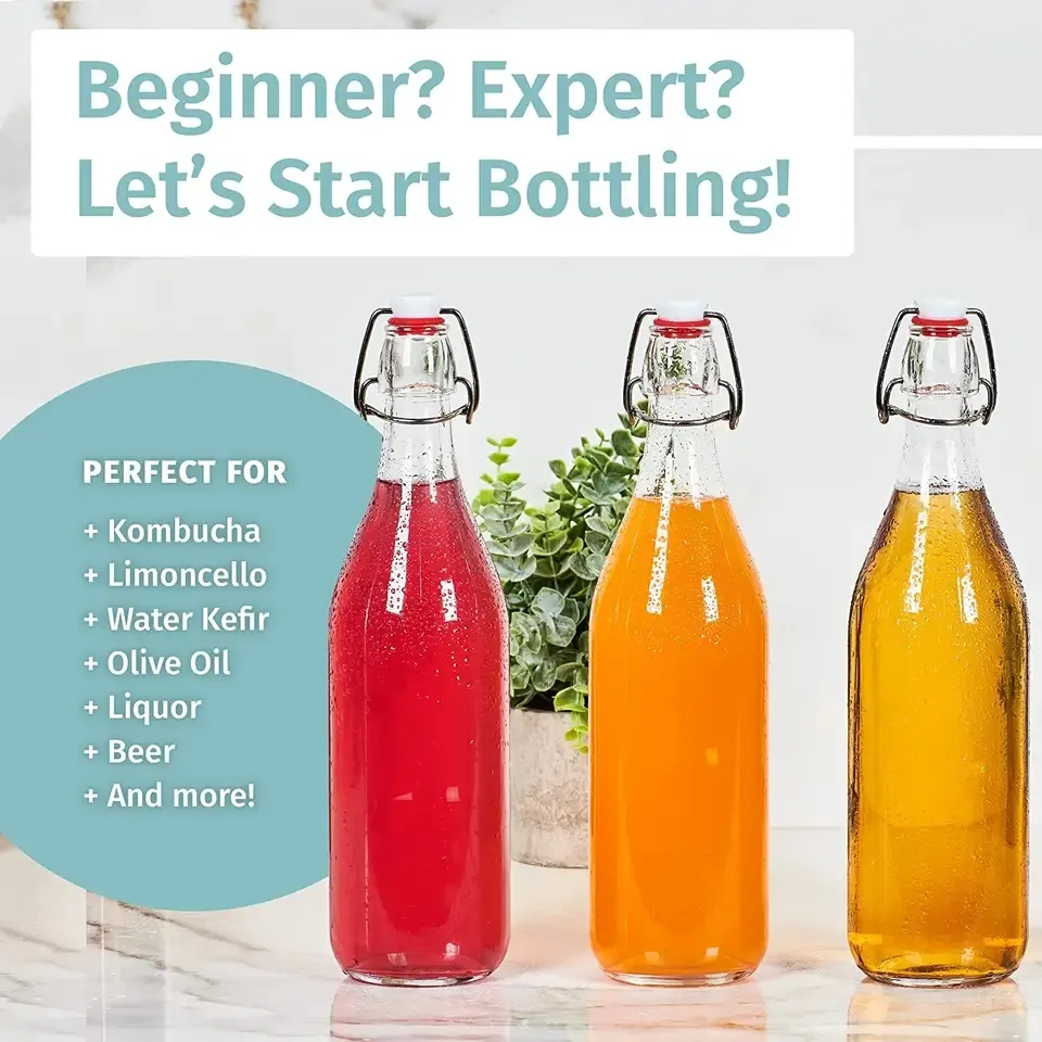 Glass Swing Top Bottle