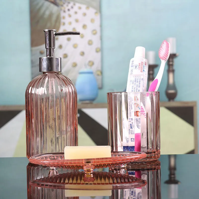 Glass Bottle with Pump