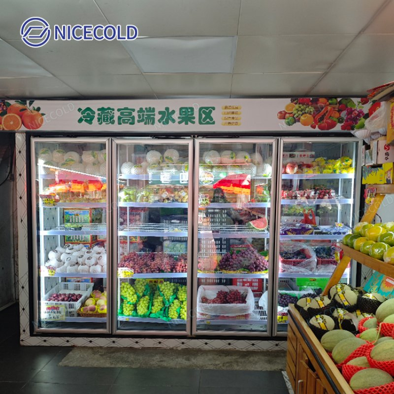 Beer Cave Display Walk in Cooler Freezer Cold Storage with Glass Door