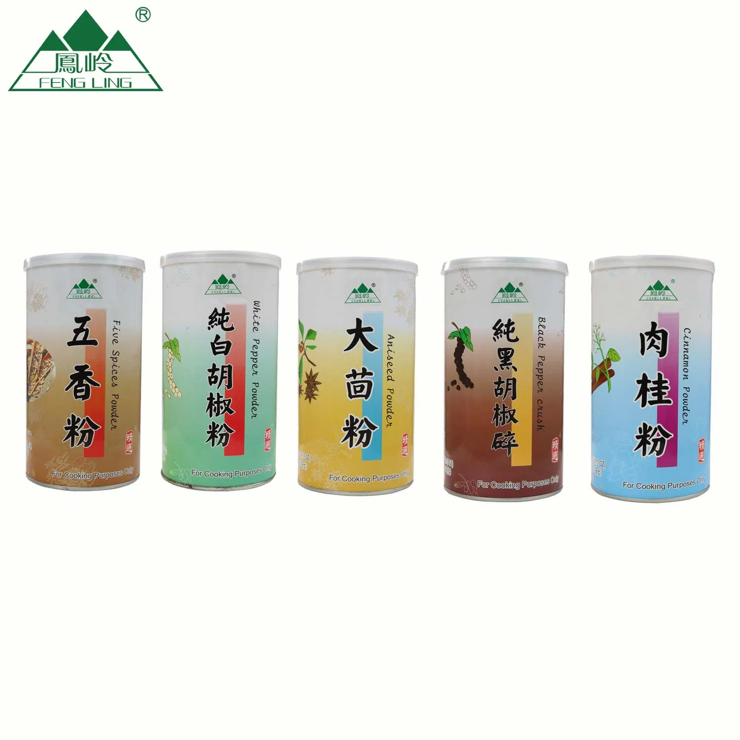 Traditional Taste Five-Spice Powder Cinnamon Powder Black Pepper Crushed White Pepper Powder, Aniseed Powder Premium Spice Mix Wholesales Spices