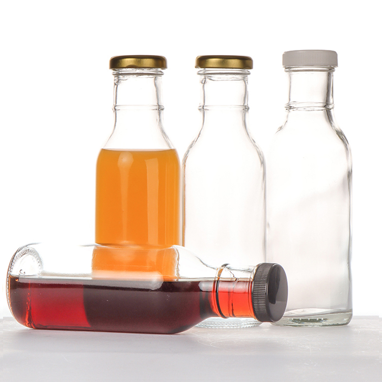 Factory Price 150ml 250ml 350ml Frosted Unique Milk Botella De Vidrio for Juice