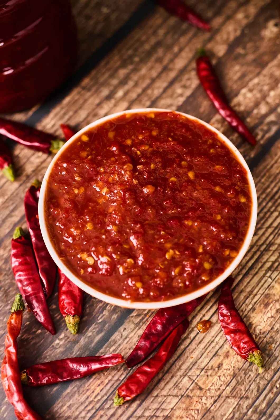Dried Red Chili Detail