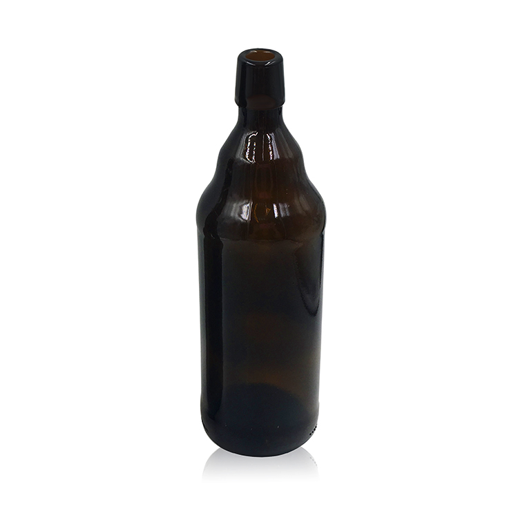 1 Liter Amber Swing Top Beer Bottle Glass Beer Bottle