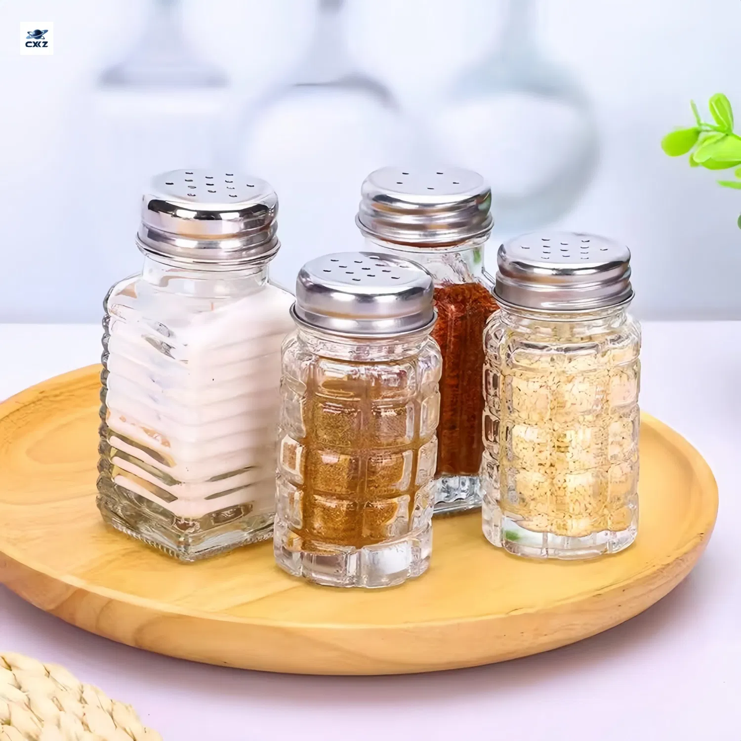 50ml 75ml 100ml Food-Grade Glass Airtight Sprinkling Spice Storage Bottle