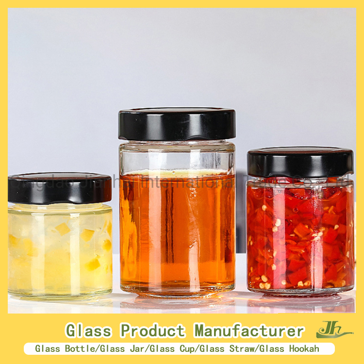 500ml/700ml/1000ml/1200ml/2000ml Honey/Jam/Pickles/Coffee/Candle/Mason/Pudding/Yogurt/Tea/Jucie Kitchen Food Storage High Borosilicate Glass Jar Manufacturer