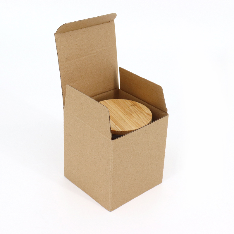 Premium Luxury Empty Frosted Matte Glass Candle Jars Container with Bamboo Wood Cork Lid 8oz 10oz