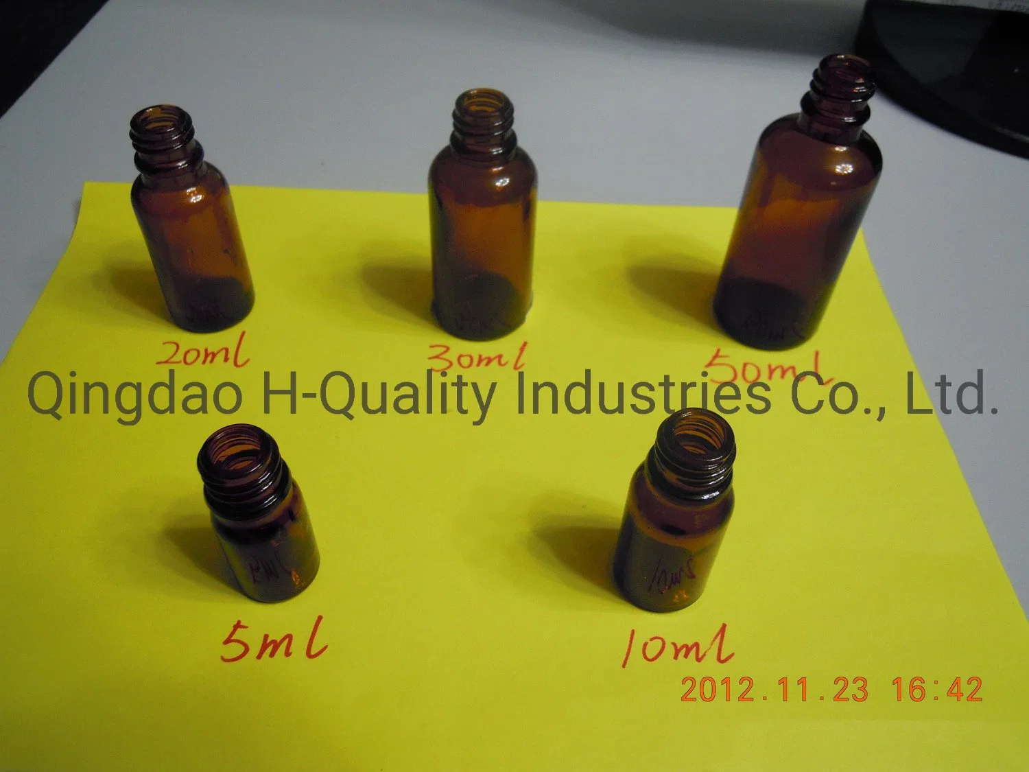 5ml/10ml/15ml/20ml/30ml/50ml/100ml Amber/Clear/Green/Blue Essential Oil Glass Bottle