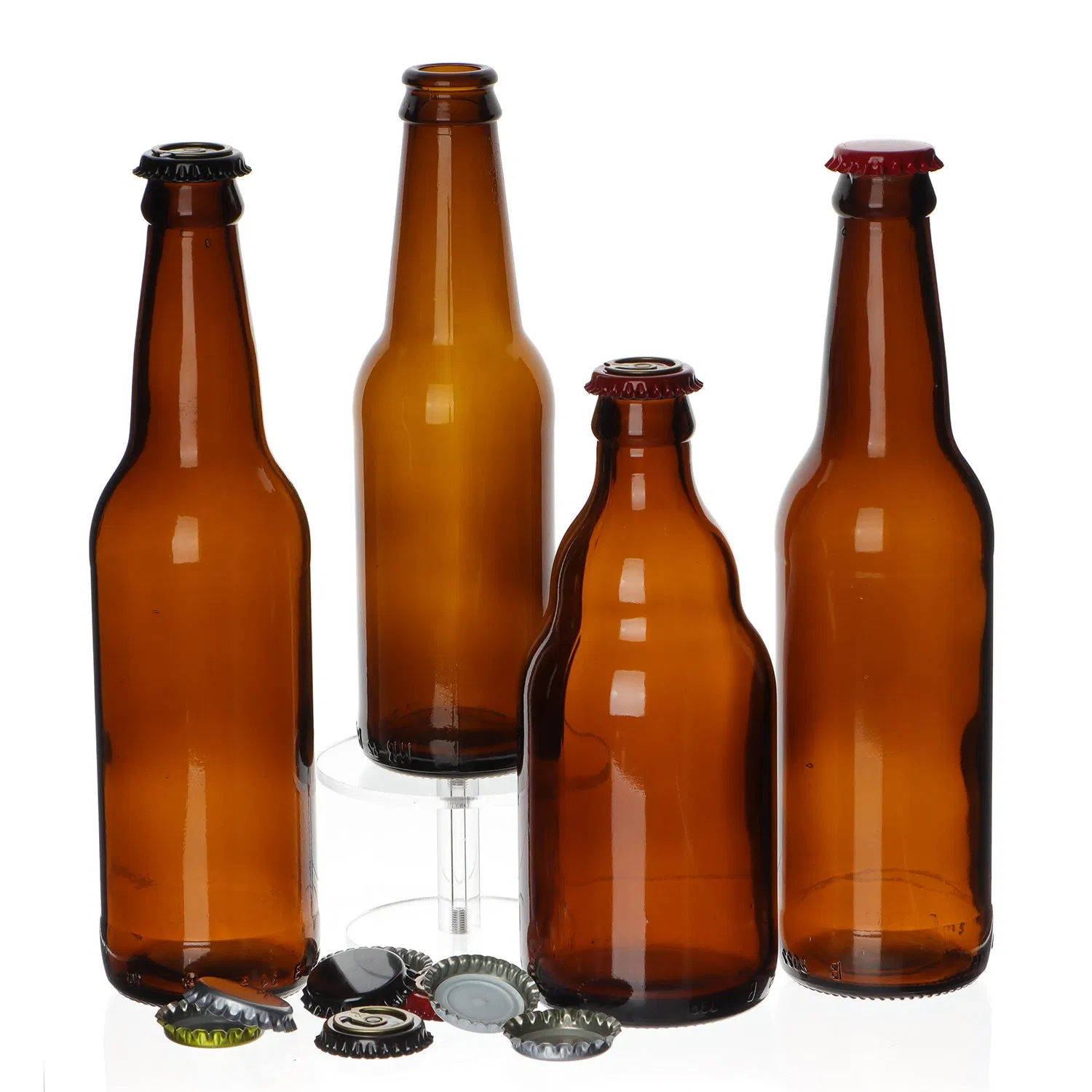 Wholesale 330ml 500ml 750ml 1000ml Swing Top Cheap Empty Amber Glass Beer Bottle