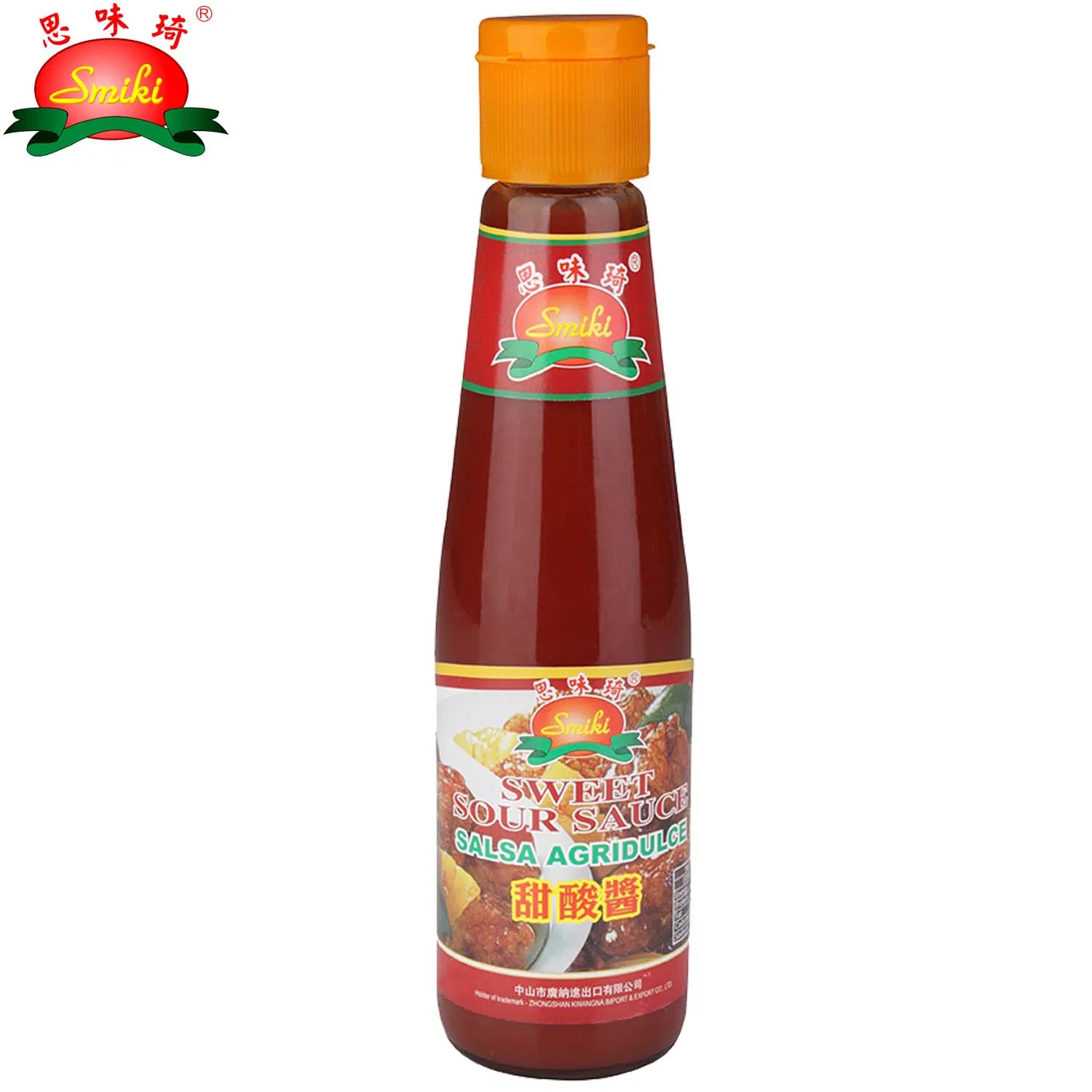 Kwangna Sweet Sour Sauce with 280gx24 Glass Bottles Per Carton Packing