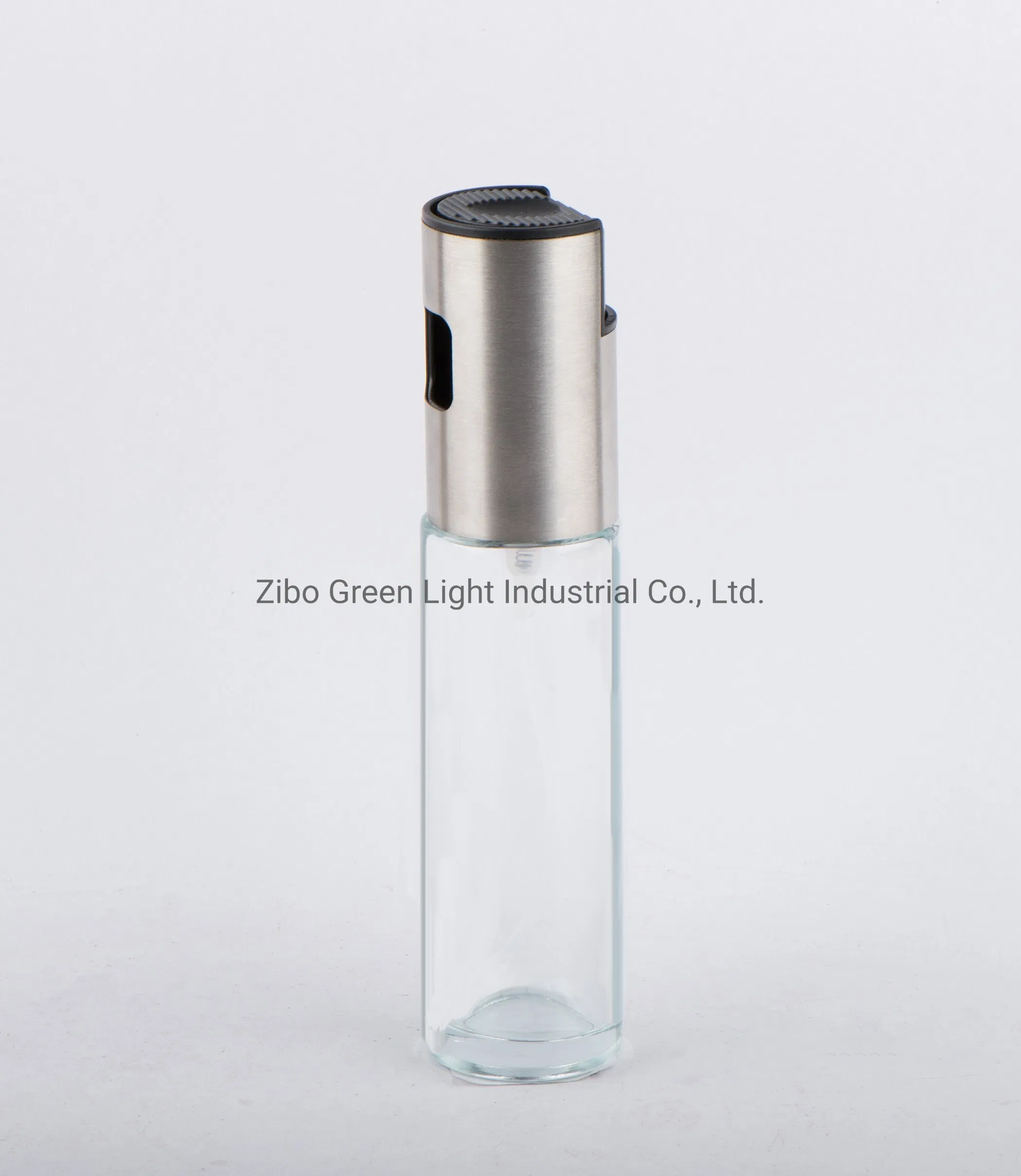 200ml Bowling Shape Glass Oil Spray Bottle/Olive Oil Bottle/Oil Dispenser/Glass Bottle/Glass Dressing Bottle with Stainless Steel Spray Lid