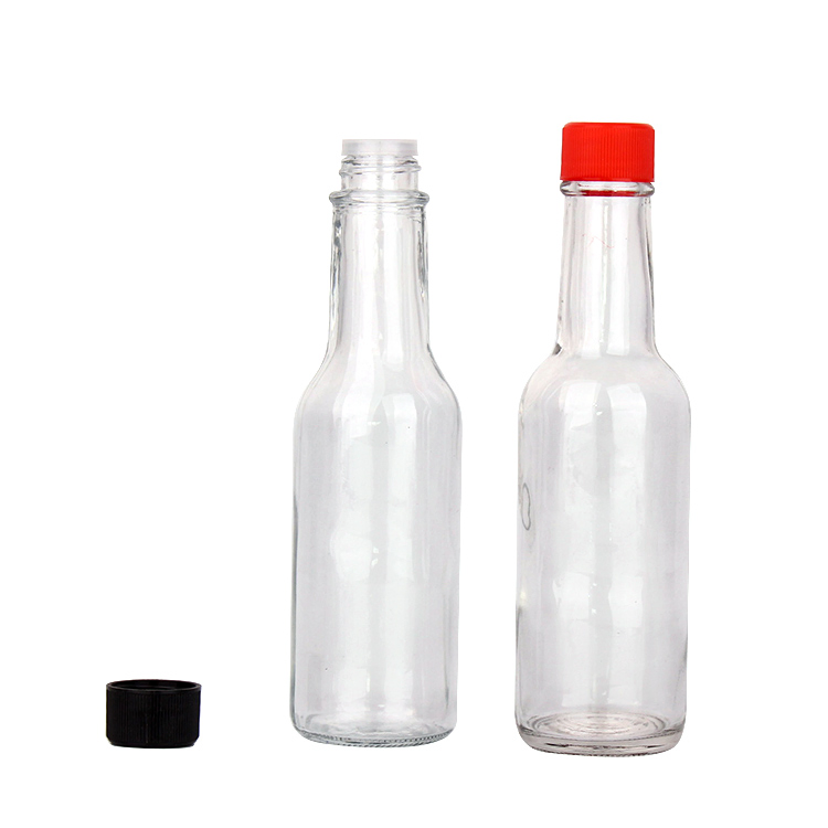 3oz 5oz 90ml 150ml Food Grade Glass Soy Sauce Tomato Ketchup Cooking Oil Bottles with Screw Sealed