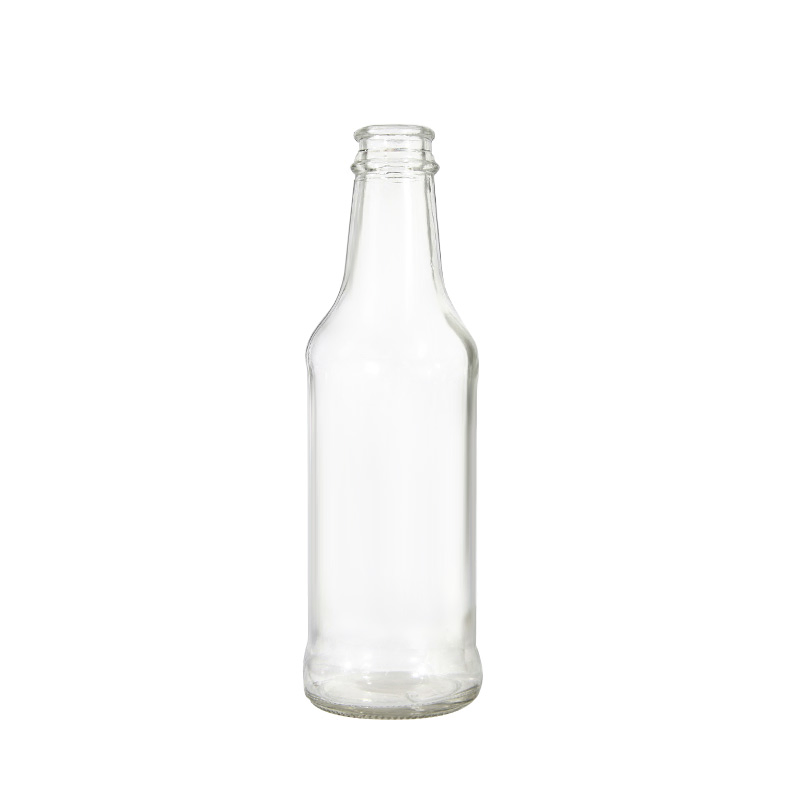 250ml 8oz Popular Flint Glass Round Soy Sauce Glass Bottle