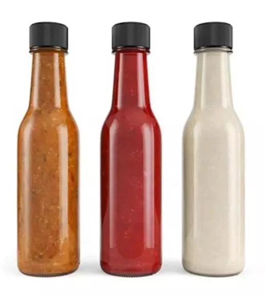 150ml Glass Bottle Chili Sauce Bottle with Lid