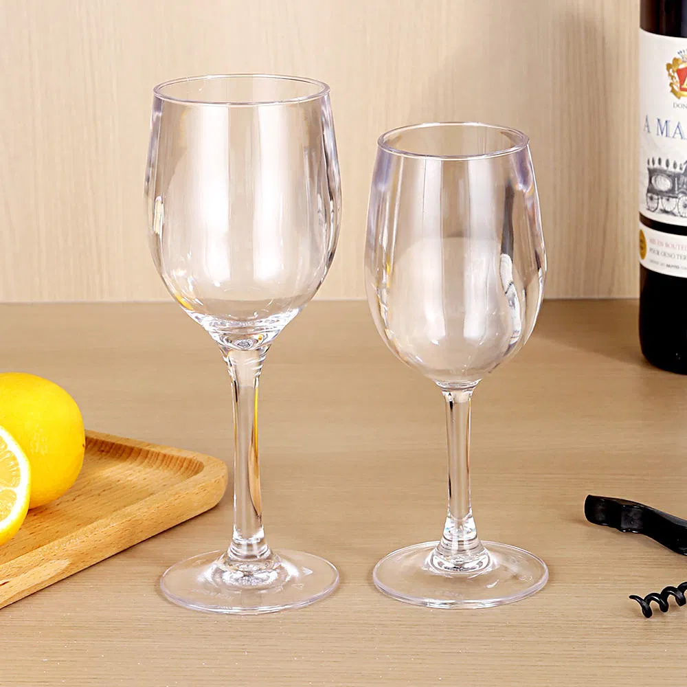 Plastic Wine Cup - Classic Clear PC Stemware for Restaurants
