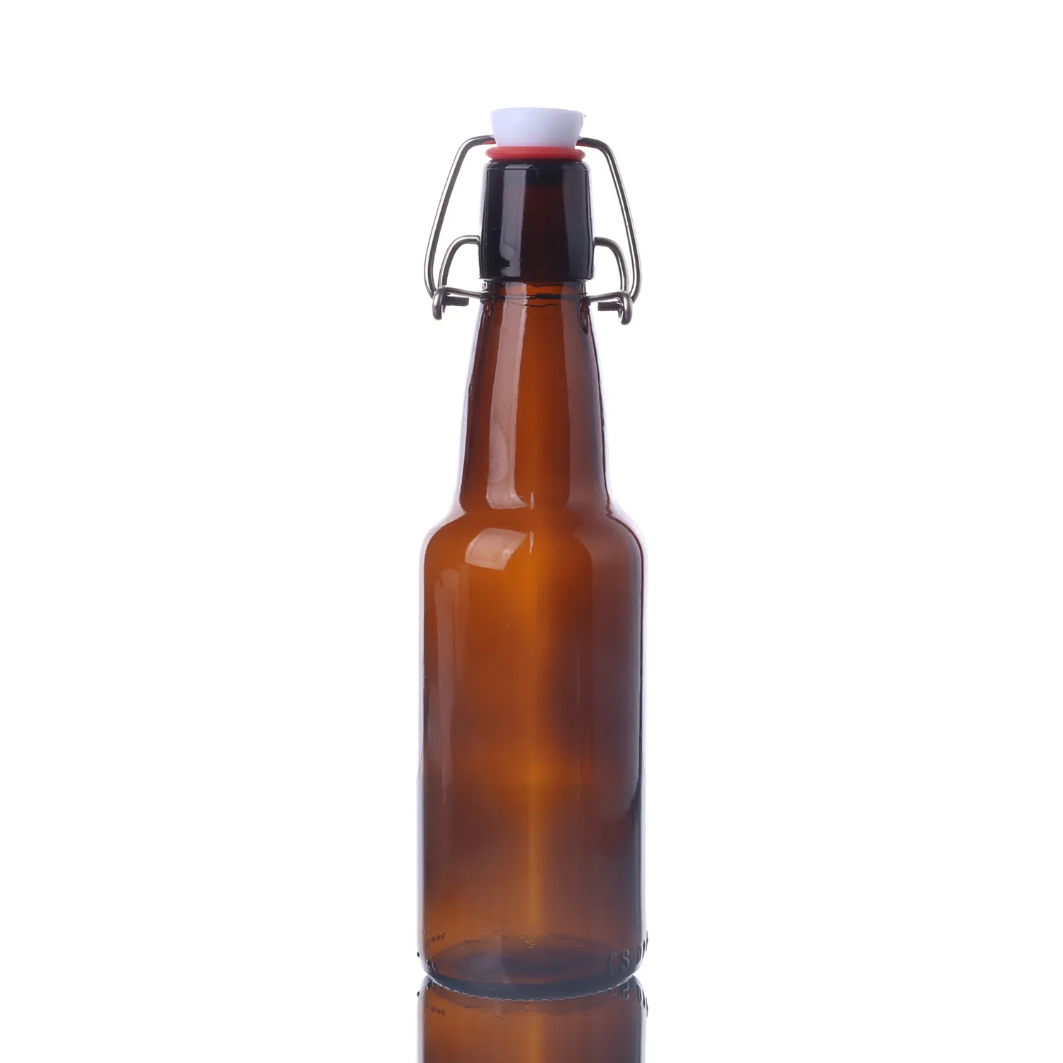 Hot Sale Airtight Brown Amber Beer Empty Glass Swing Top Bottle