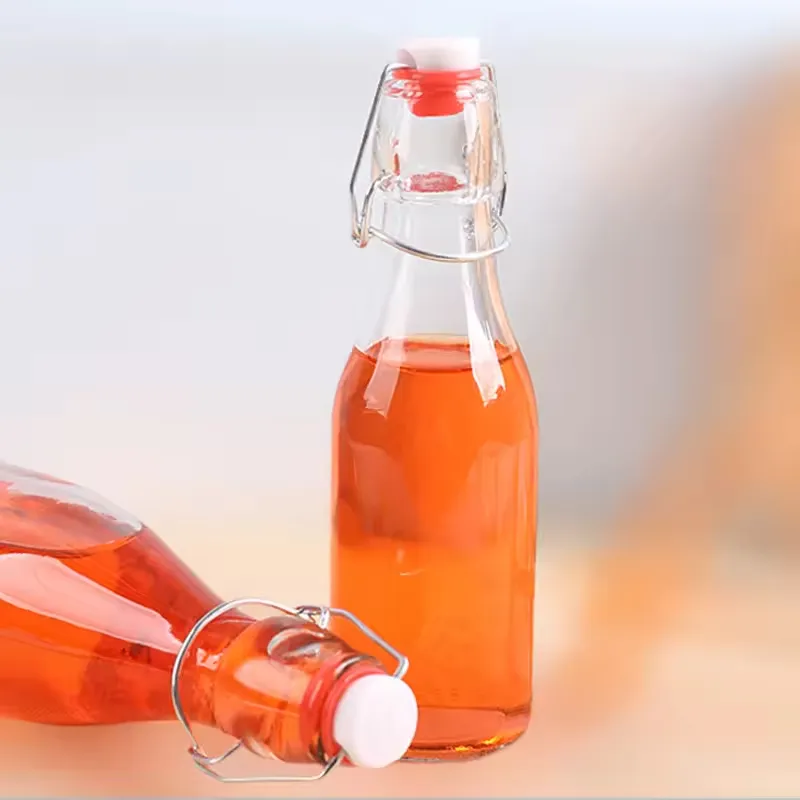 Glass Juice Bottle 6