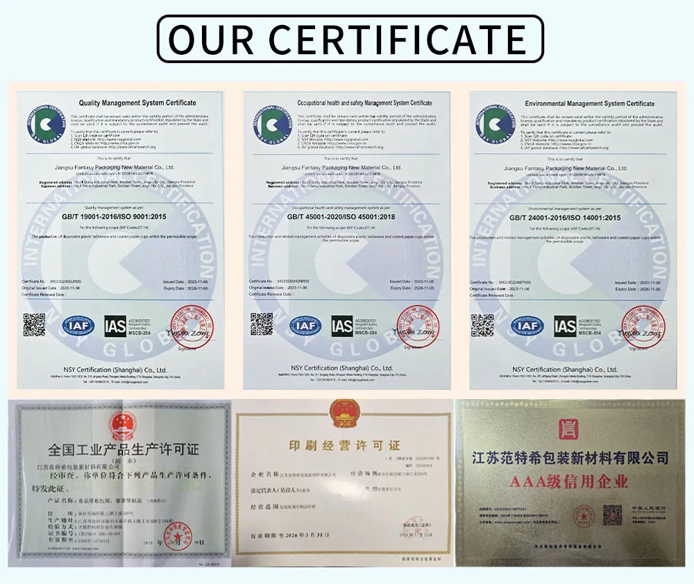 Certificates