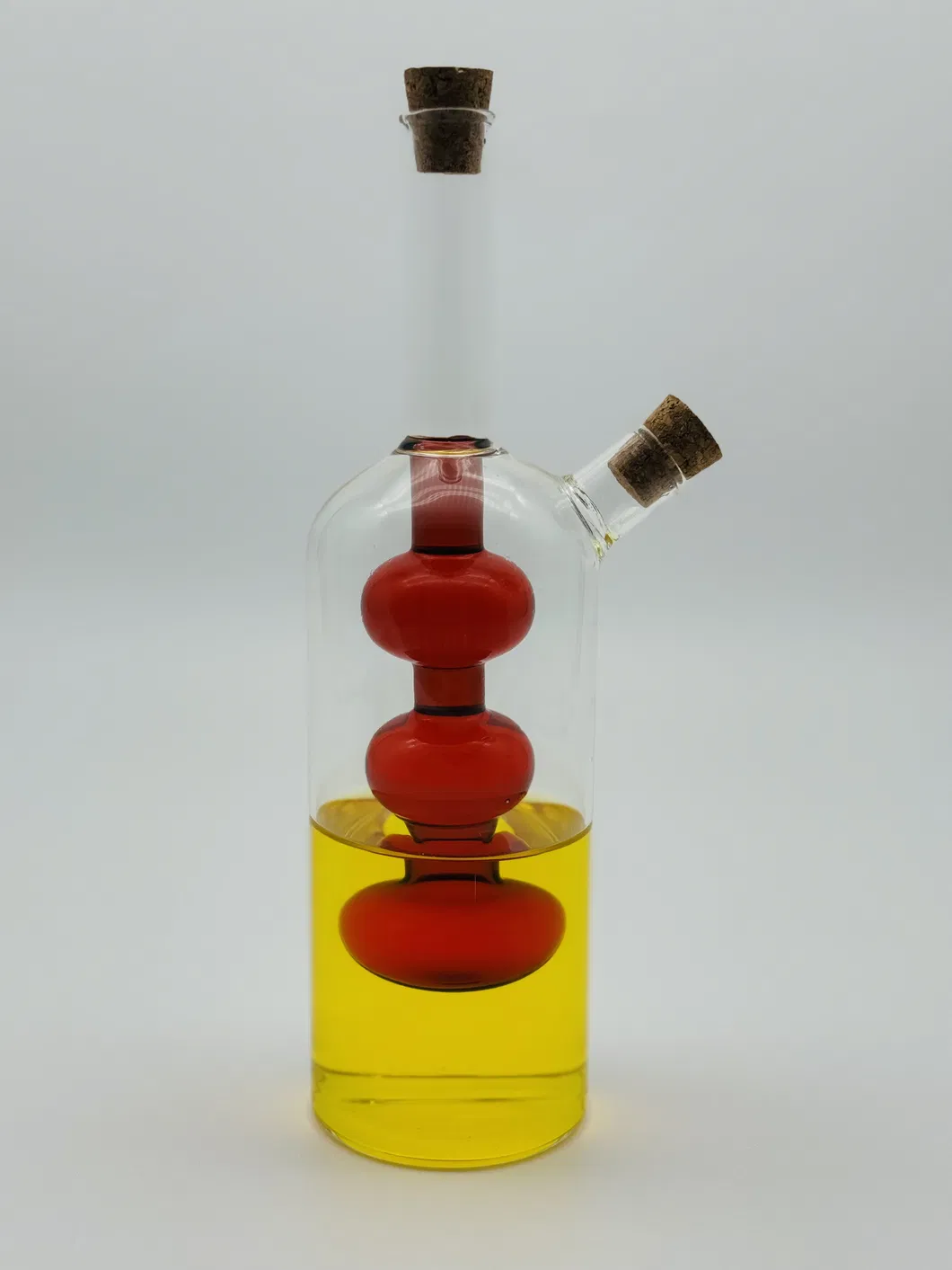Glass Oil Bottle Display 12