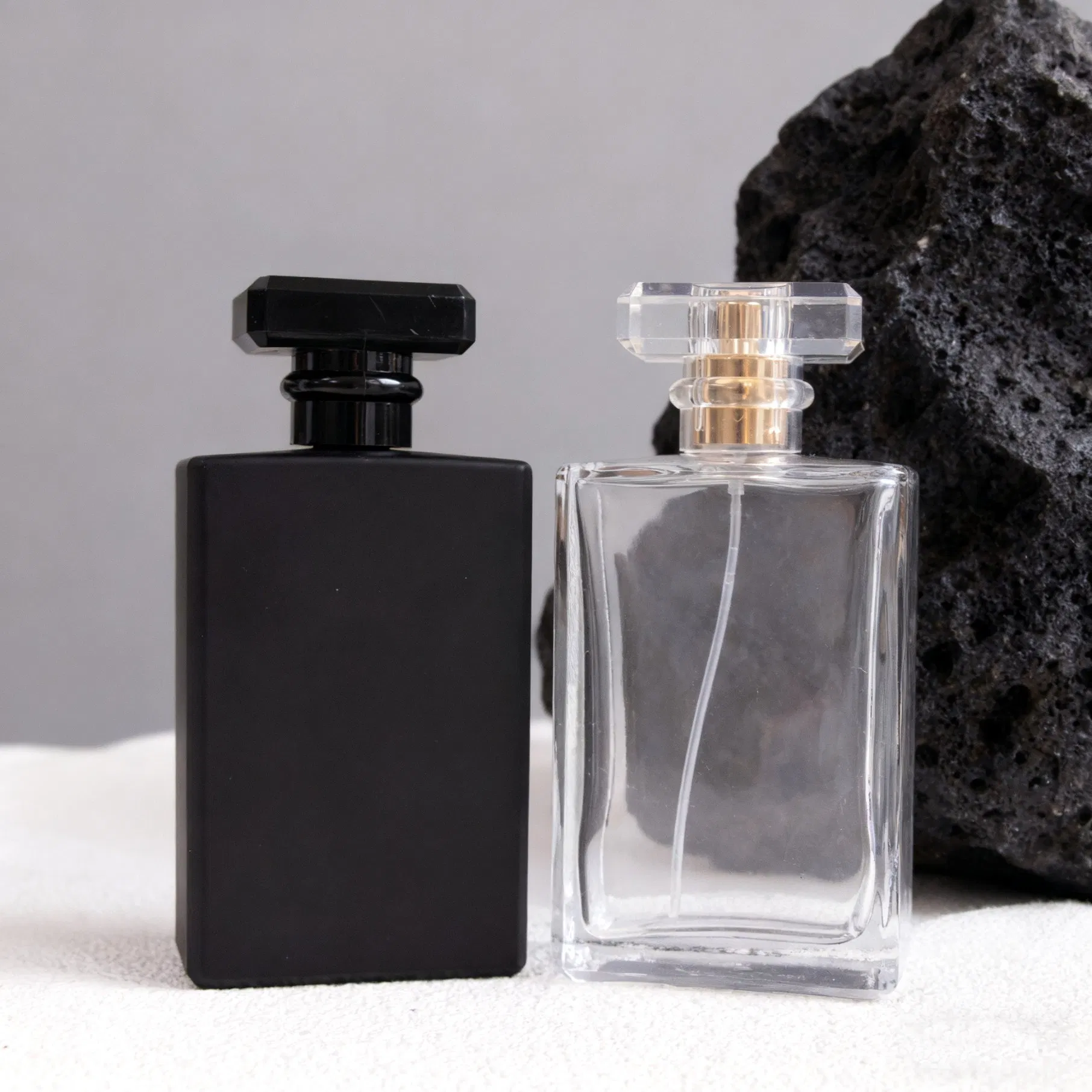 in Stock High-End Luxury Glass Empty Perfume Bottles 30ml 50ml 100ml Cosmetic Parfum Bottle