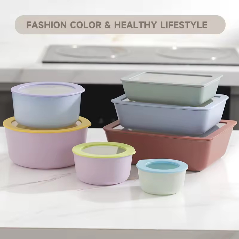 Glass Meal Containers with Lid for Food Storage for Lunch Boxes